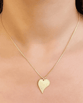 Collar Corazón Tierno Enchapado Oro 18K