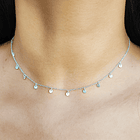 Collar Choker Ximena Plata Fina 925 3