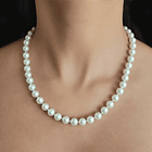 Collar Perlas 8mm Shellpearl Nácar Blanco 4