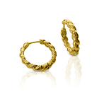 Aros Argolla Noelia Bisagra Enchapado Oro 18K 1