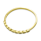 Pulsera Esclava Óvalos Circón Enchapado Oro 18K 3