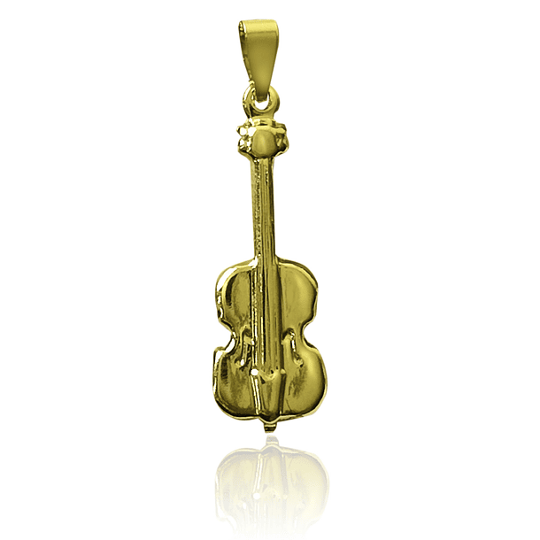 Colgante Violín Enchapado Oro 18K