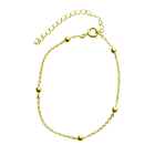 Pulsera 5 Bolitas Enchapado Oro 18K 1