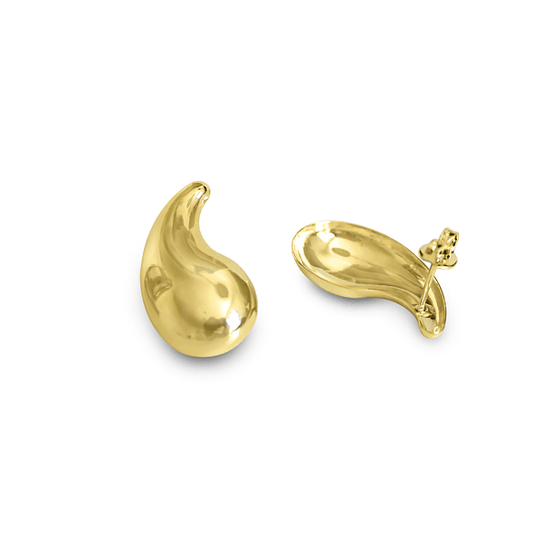 Aros Valentina Gota Enchapado Oro 18K 4