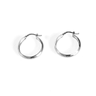 Aros Argolla Bisagra 23mm Plata Fina 925 1