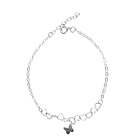 Pulsera Corazones Mariposa Plata Fina 925 3