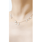 Collar 9 Corazones Plata Fina 925 3