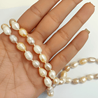 Collar Perlas De Río Rosadas Nudos 5