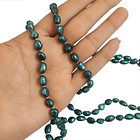 Collar Perlas De Río Magan Verde 120cm 4