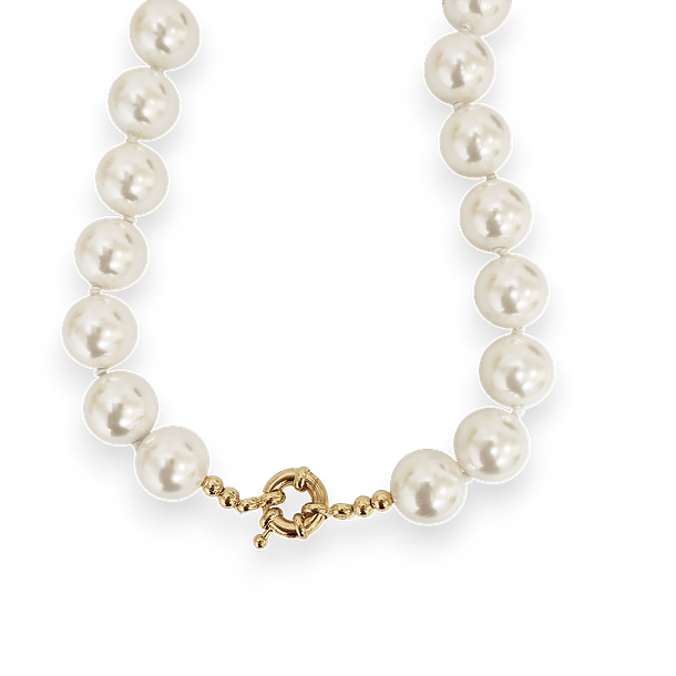 Collar Perlas 12mm Shellpearl Nácar Blanco 4