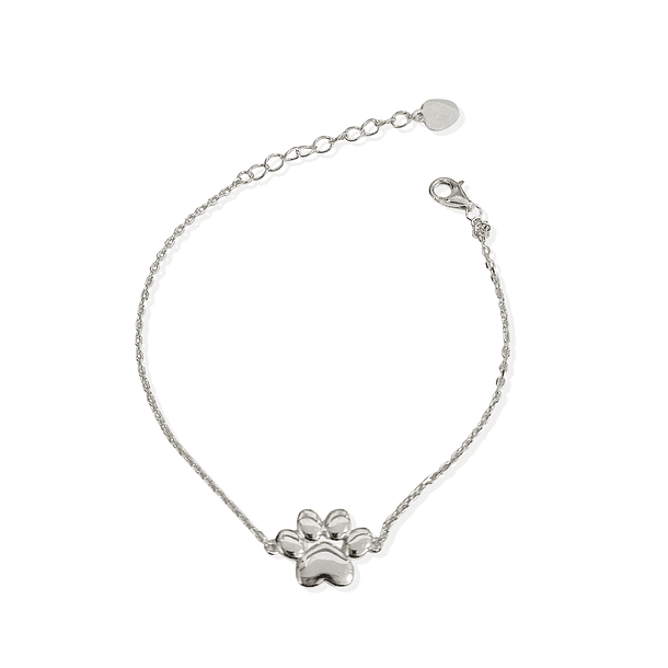 Pulsera Huella Eslabón Plata Fina 925 3