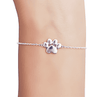 Pulsera Huella Eslabón Plata Fina 925 2