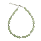 Pulsera Jade Bolita 4mm Plata Fina 925 1