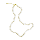 Collar Perlas Shellpearl Nudo 6mm Enchapado Oro 18K 1