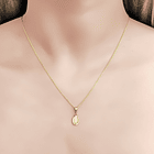 Collar Virgen de los Rayos Mini Veneciana Enchapado Oro 18K 2