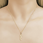 Collar Caballo De Mar Veneciana Enchapado Oro 18K 2