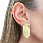 Aros Cascada Enchapado Oro 18K 2