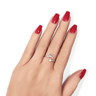 Anillo Flor De Loto Punto De Luz Plata Fina 925 2