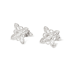 Aros Nudo De Bruja Tornasol Plata Fina 925 3