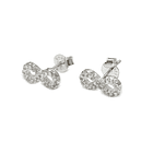 Aros Infinito Circón Mini Plata Fina 925 1