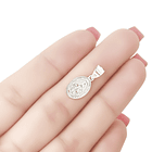 Colgante Medalla Virgen de los Rayos 8mm Plata Fina 925 2