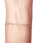 Pulsera Bolitas 2mm Veneciana Enchapado Oro 18K 2