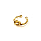 Aro Ear Cuff Nudo Enchapado Oro 18K 3