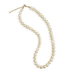 Collar Perla De Río 7x8mm Enchapado Oro 18K 1