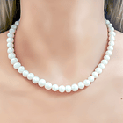 Collar Perla De Río 7x8mm Enchapado Oro 18K 2