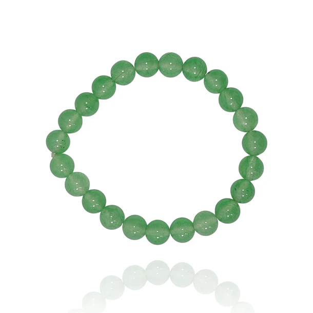 Pulsera Jade 8mm Elasticada 