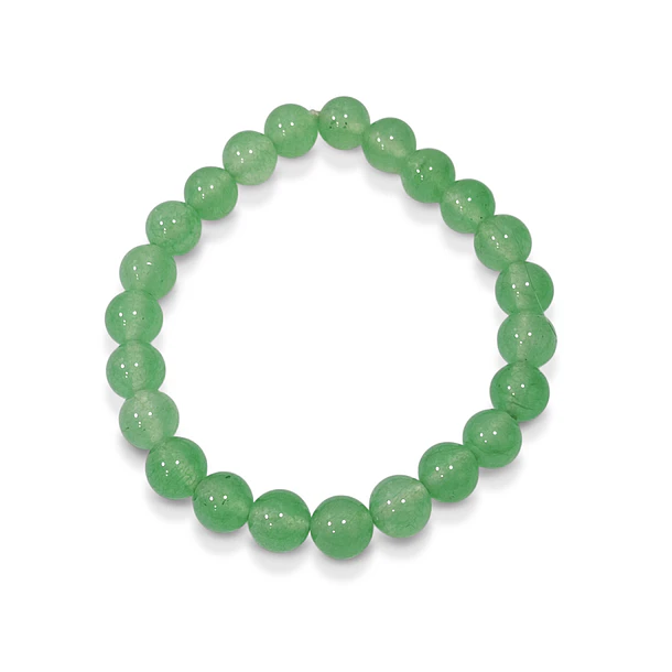 Pulsera Jade 8mm Elasticada  3