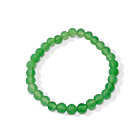 Pulsera Jade 6mm Elasticada  3
