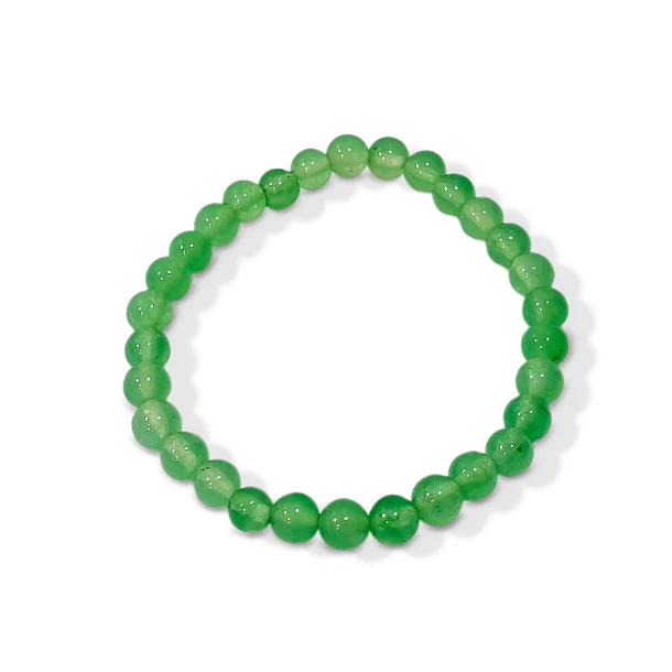Pulsera Jade 6mm Elasticada  3