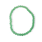 Pulsera Jade 4mm Elasticada  1