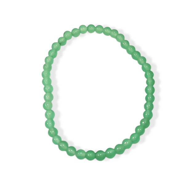 Pulsera Jade 4mm Elasticada  1