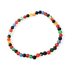 Pulsera Ágata Colores 4mm Elasticada 3