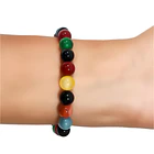 Pulsera Ágata Colores 8mm Elasticada 2