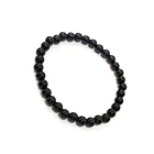Pulsera Ónix 6mm Elasticada 3