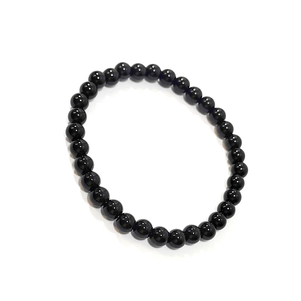 Pulsera Ónix 6mm Elasticada 3