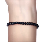 Pulsera Ónix 4mm Elasticada 2