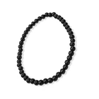 Pulsera Ónix 4mm Elasticada 3