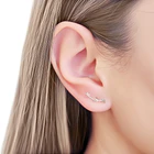 Aros Trepadores 3 Estrellas Plata Fina 925 2