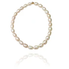 Pulsera Perla De Río Arlargada Bola Enchapado Oro 18K Elasticada 1