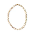 Pulsera Perla De Río Arlargada Bola Enchapado Oro 18K Elasticada 3