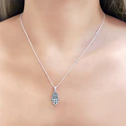 Collar Mano De Fátima Lámina Veneciana Plata Fina 925 2