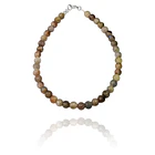 Pulsera Labradorita 4mm Plata Fina 925 1
