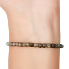 Pulsera Labradorita 4mm Plata Fina 925 2