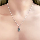 Collar Árbol De La Vida Gota Plata Fina 925 2