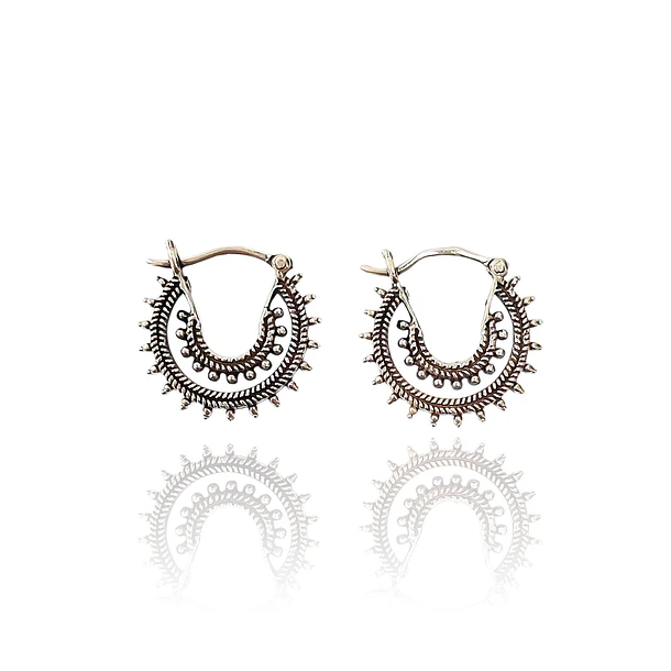 Aros Argolla Triana Plata Fina 925