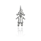 Colgante Niña Chapes Plata Fina 925 1